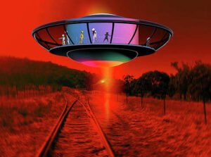 ufo off the rails 2 red russell kightley