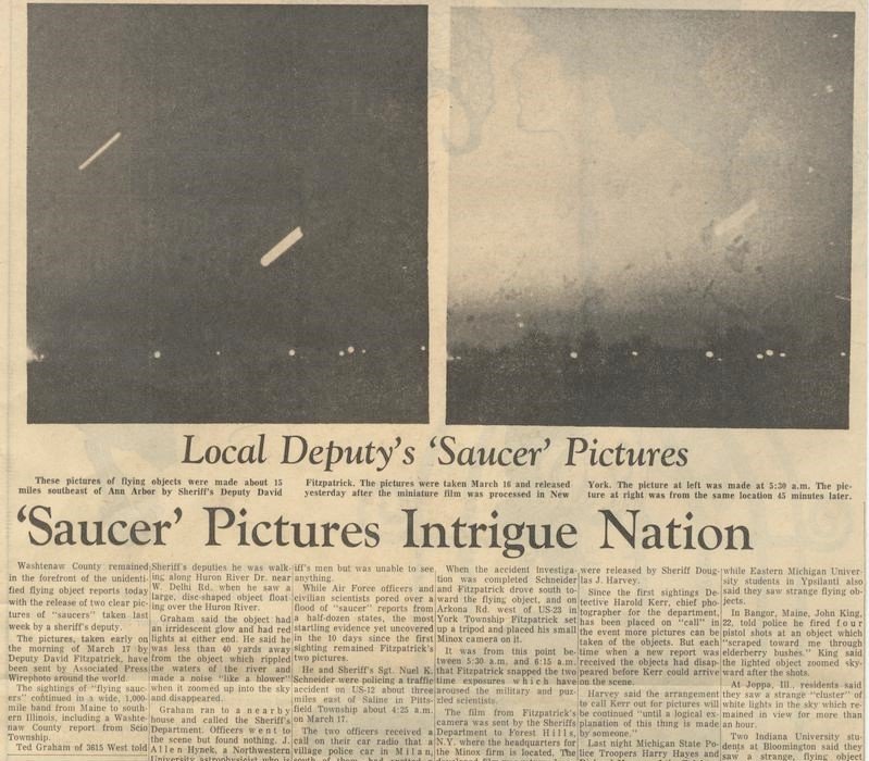 Mistérios dos céus: 8 avistamentos em massa de UFOs que desafiam os céticos 7 170324 SwampGas1 Wallace