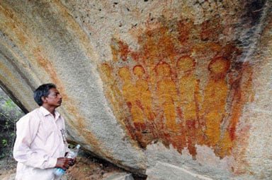 Charama, Índia: as pinturas rupestres que incendiaram o debate sobre os Alienígenas no Passado 3 ancient rock paintings charama india ufos