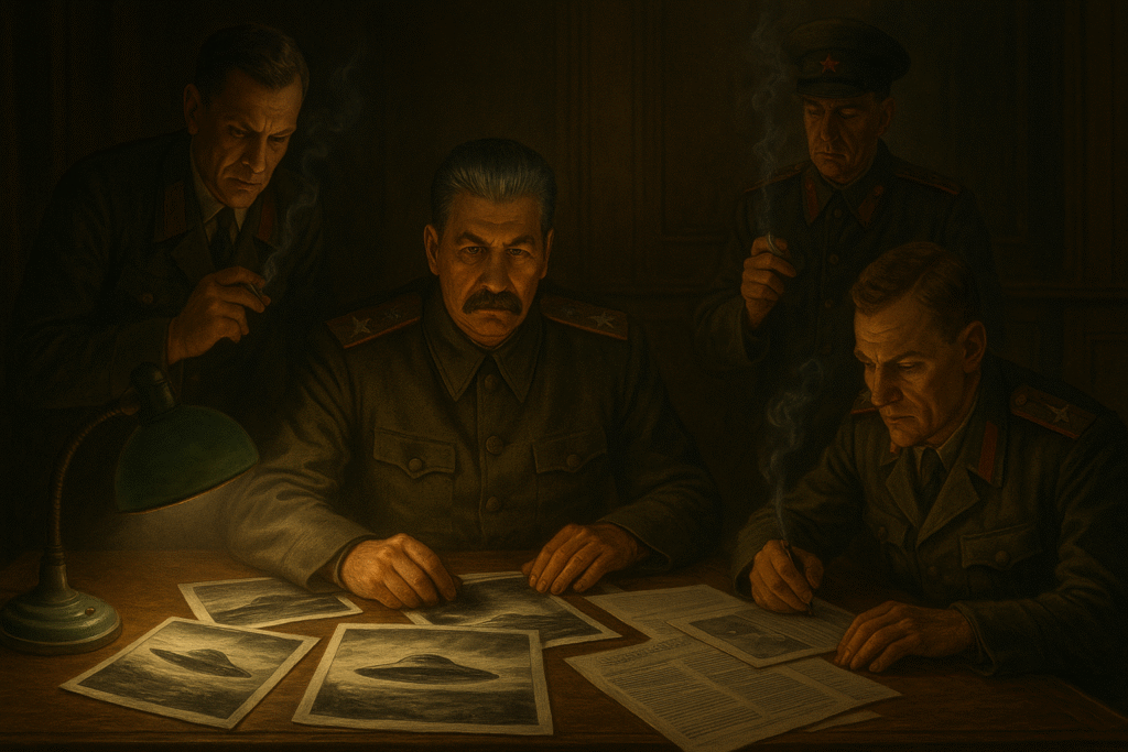 A Guerra Fria Ufológica: Quando Estados Unidos e URSS Disputavam O Domínio Dos UFOs 5 ChatGPT Image 6 de nov. de 2025 16 46 12