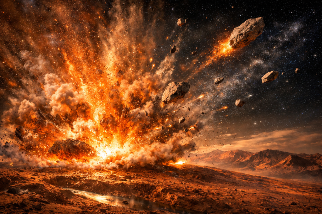 Somos todos marcianos? A hipótese intrigante sobre a verdadeira origem da vida na Terra 4 ChatGPT Image 3 de jan. de 2026 10 13 15