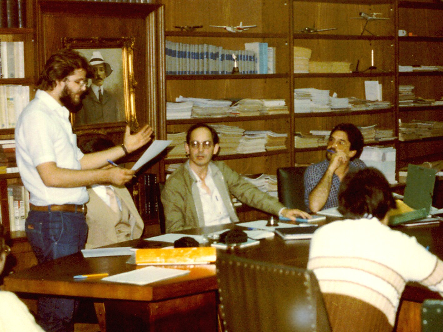 Aos 21 anos durante a fundacao da Associacao dos Ufologos do Brasil em 1983