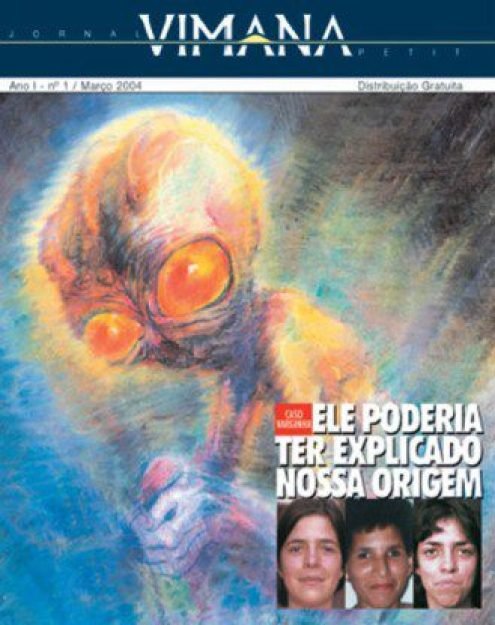 O N&uacute;mero 1 do nov&iacute;ssimo jornal Vimana, lan&ccedil;ado por Marco Petit no Rio de Janeiro, em mar&ccedil;o