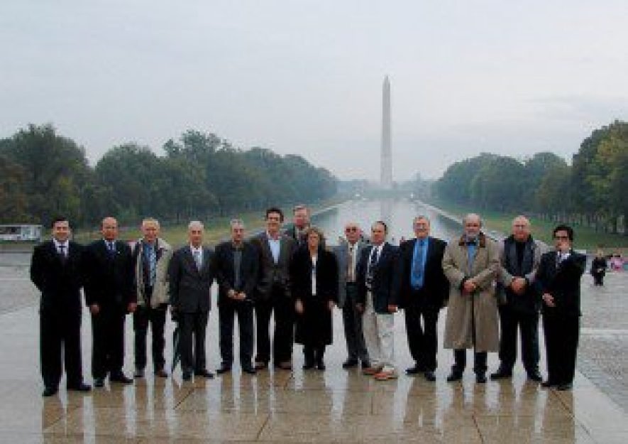 O grupo de not&aacute;veis que se reuniu em Washington em 12 de novembro.