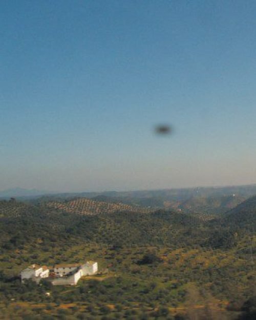 A Estranha Mancha registrada pelo leitor Marco Anderson, na Espanha