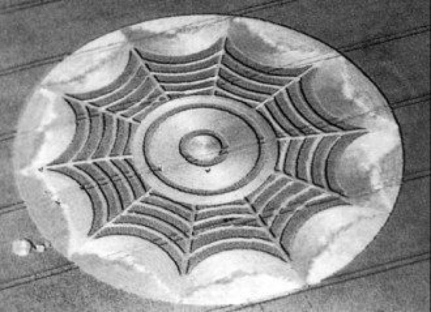 Os c&iacute;rculos nas planta&ccedil;&otilde;es inglesas. At&eacute; ent&atilde;o, os registros de UFOs sobre elas eram enexistentes