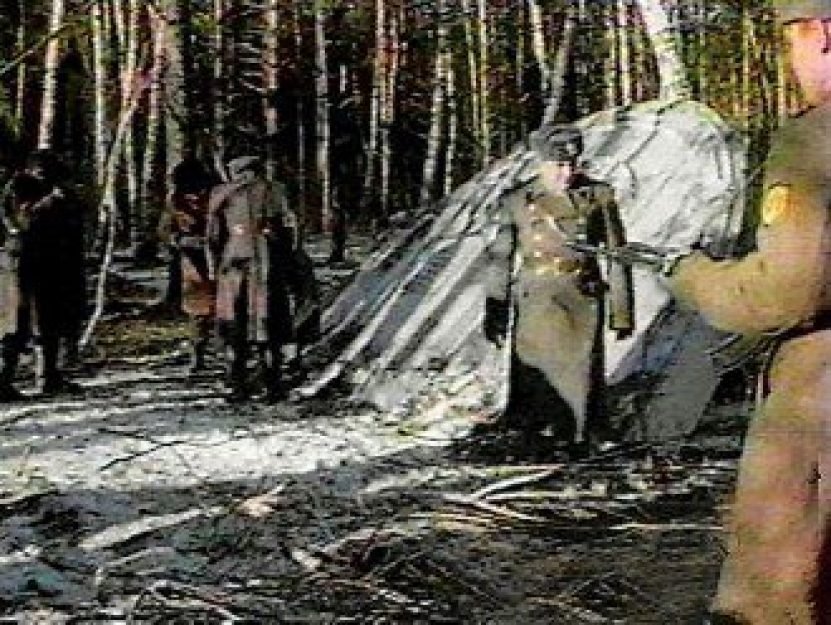 Os russos s&atilde;o aficcionados por UFOs. Acima, cena de uma suposta queda de uma nave alien&iacute;gena a leste de Moscou