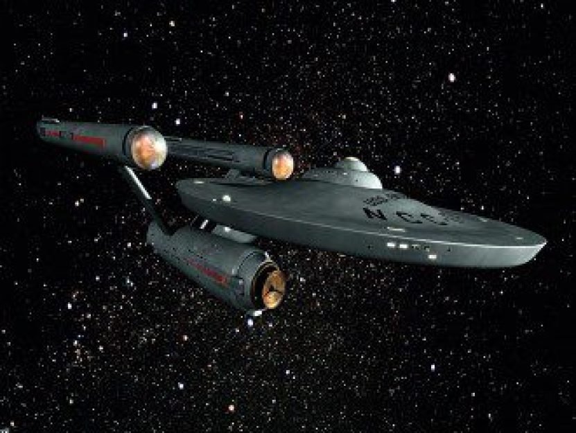 A nave Enterprise, de Jornada nas Estrelas, &eacute; usada na cria&ccedil;&atilde;o de falsa not&iacute;cia