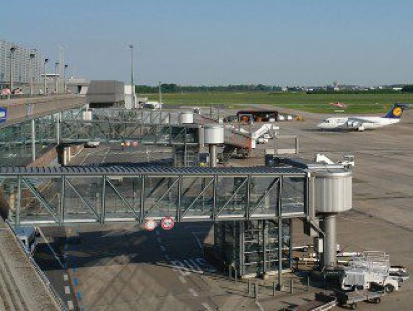 O sempre congestionado Aeroporto de Bremen teve uma experi&ecirc;ncia inusitada