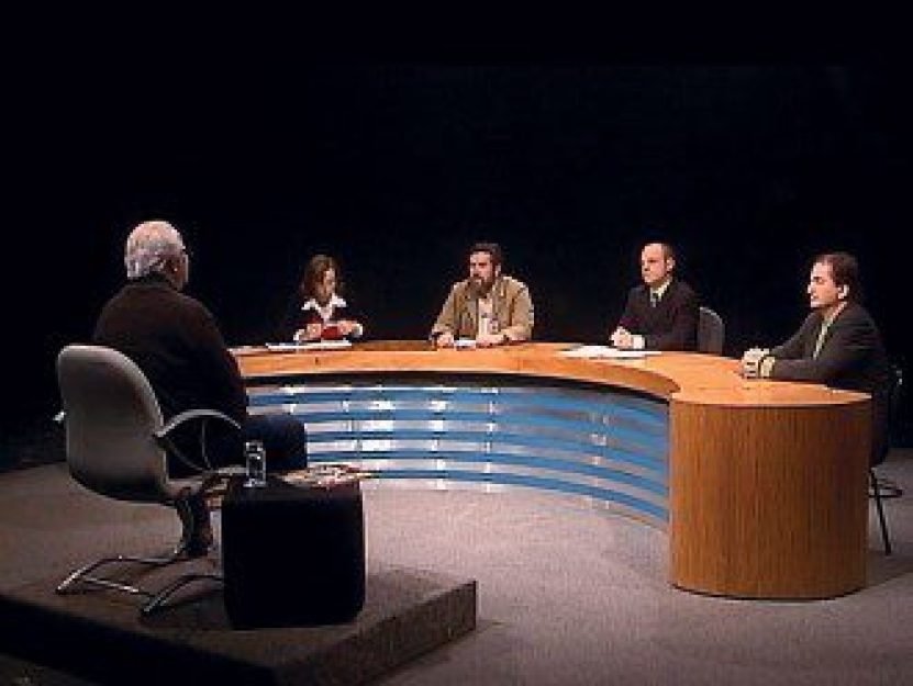 Cena do Frente a Frente que acabou indo ao ar em 26 de julho