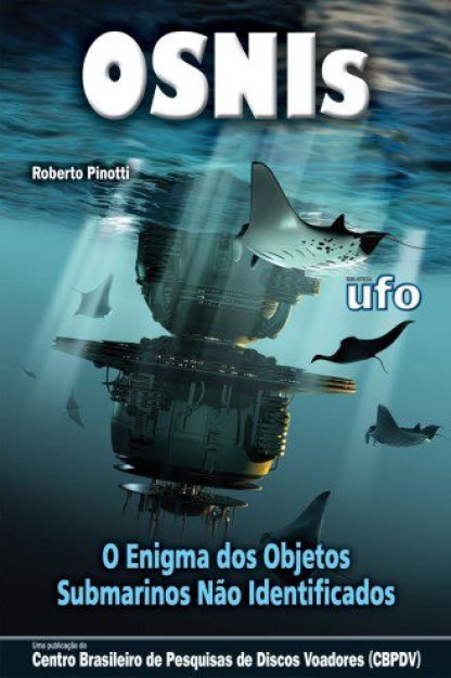 Pinotti trata em sua obra de discos voadores que mergulham em rios e mares