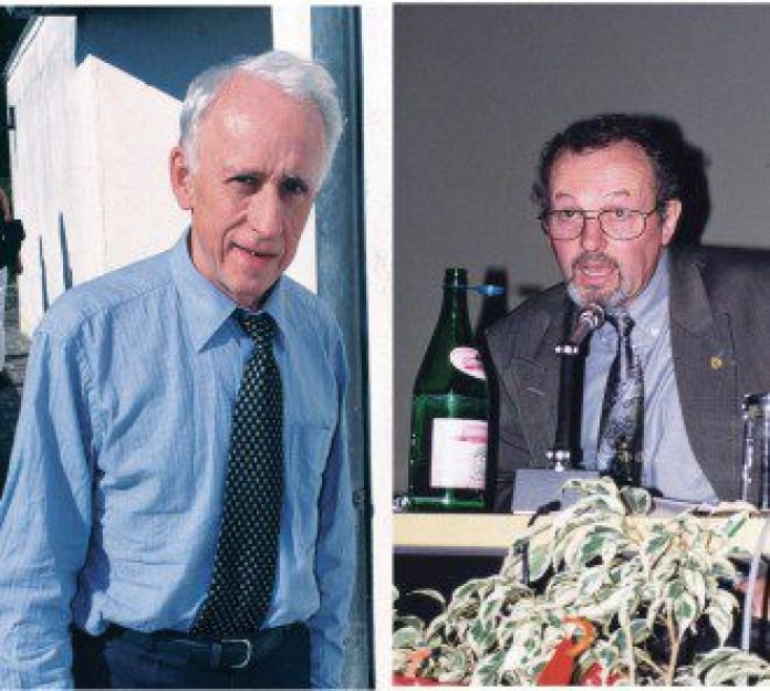 Jean-Jacques Velasco, durante anos &agrave; frente do programa oficial de pesquisas ufol&oacute;gicas do GEPAN, e o correspondente da UFO na Fran&ccedil;a Gildas Bourdais